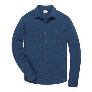 Faherty Knit Alpine Shirt Sz M